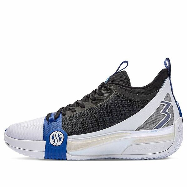 361 Degrees ３６１ディグリー メンズ スニーカー 【361 Degrees Aaron Gordon x Zen 3 MOD \u0027White Black Blue\u0027 572131106-5】  大きさ US_8.5(26.5糎)