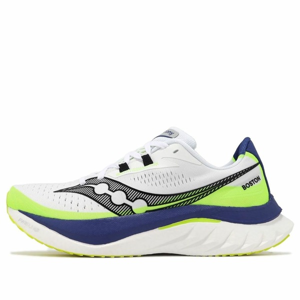 Saucony サッカニー メンズ スニーカー 【Saucony Endorphin Speed 4 \u0027Boston White Blue\u0027 S20940-617】  大きさ US_9.5(27.5糎)