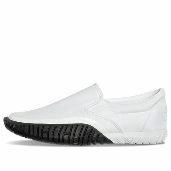 Onitsuka Tiger オニツカタイガー メンズ スニーカー 【Onitsuka Tiger Duck Tiger Slip-on \u0027White Black\u0027 1183C224-100】  大いさ US_6(24.0珊) スニーカー-靴-メンズ靴