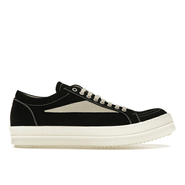 Rick Owens リックオウエンス メンズ スニーカー  【Rick Owens DRKSHDW Vintage Low Black Milk】  サイズ US_8.5(26.5cm) Black/Milk/Milk