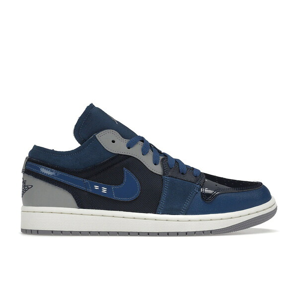 Jordan ジョーダン メンズ スニーカー 【Jordan 1 Low SE Craft Obsidian French Blue Ashen Slate White】 サイズ US_12.5(30.5cm) Obsidian/French Blue/Ashen Slate/White｜asty