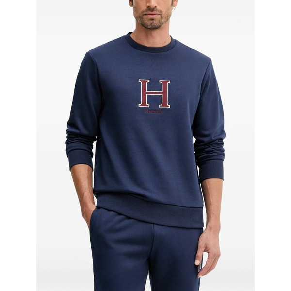 ハケット メンズ パーカー・スウェットシャツ アウター Crew-neck sweatshirt Blue