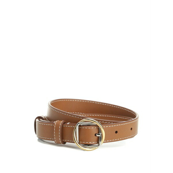 ジャクエムス メンズ 三尺帯 添え物 The salon leather belt Brown