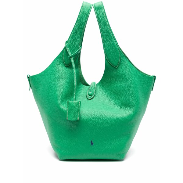ラルフローレン レディース トートバッグ バッグ Medium polo play tote bag Green｜asty