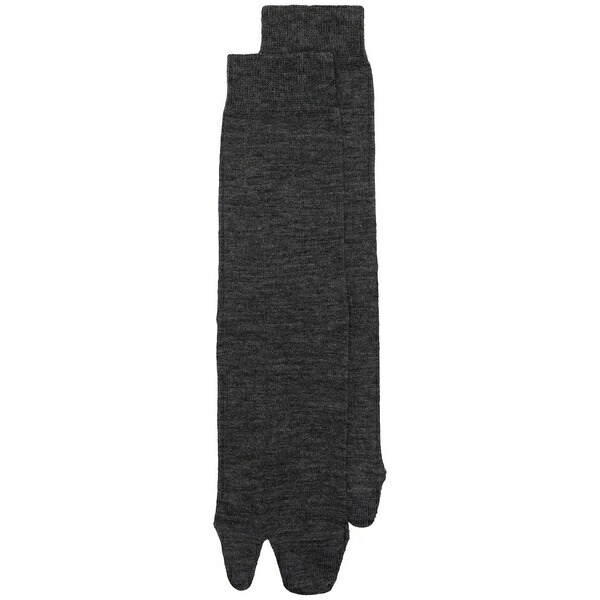 マルタンマルジェラ レディース ソックス アンダー御召しもの Tabi knee-high socks Grey