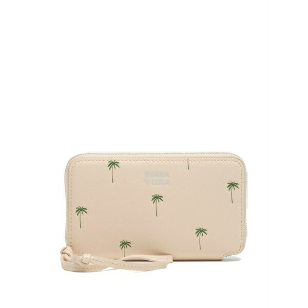 ビンバ イ ローラ レディース 紙入れ 付属品 Palms tree-print wallet Neutrals
