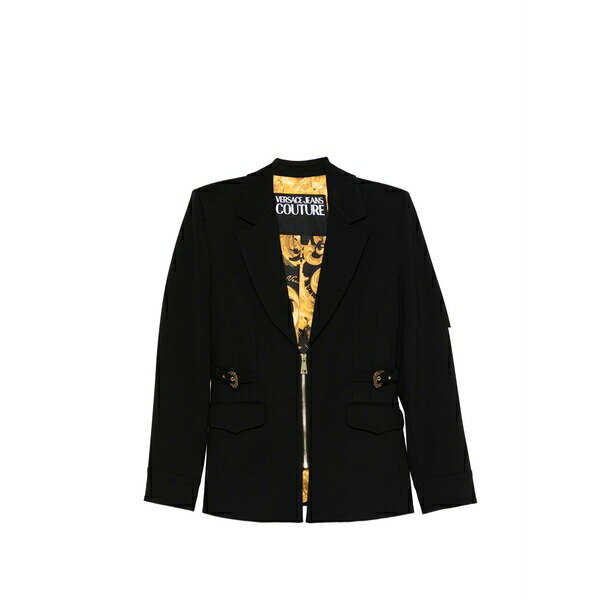 呼びりん探し回る レディース 上衣＆上衣 アウター Zip blazer Black