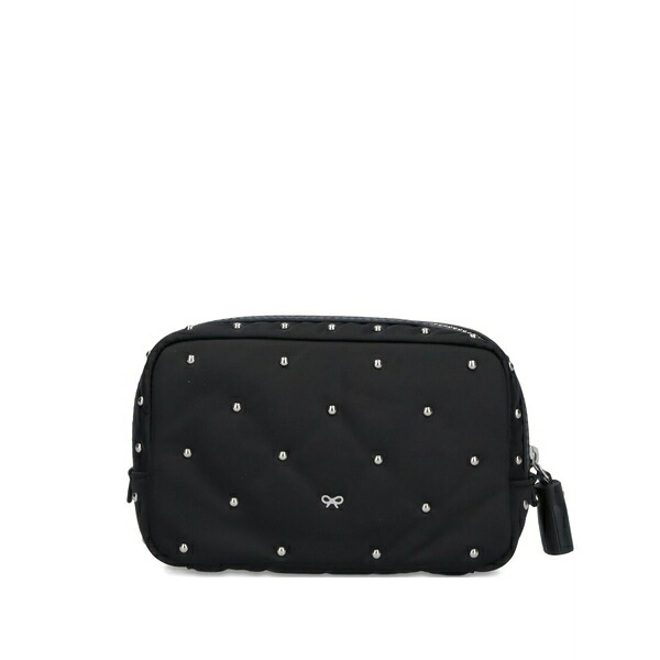 アニヤハインドマーチ レディース ハンドバッグ バッグ Zip-up clutch bag Black|asty