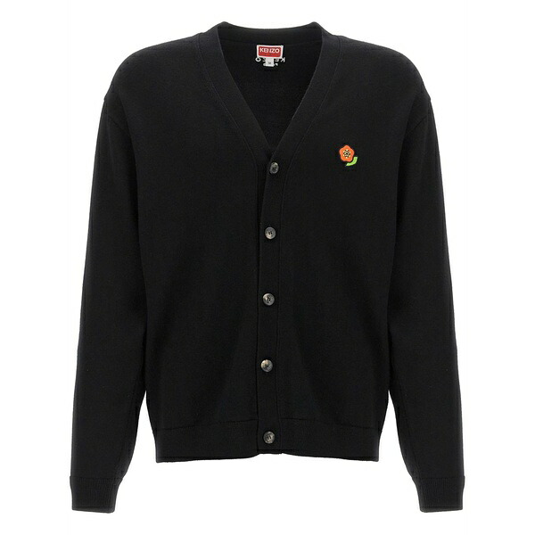 ケンゾー メンズ ジレー アウター Kenzo pop cardigan Black