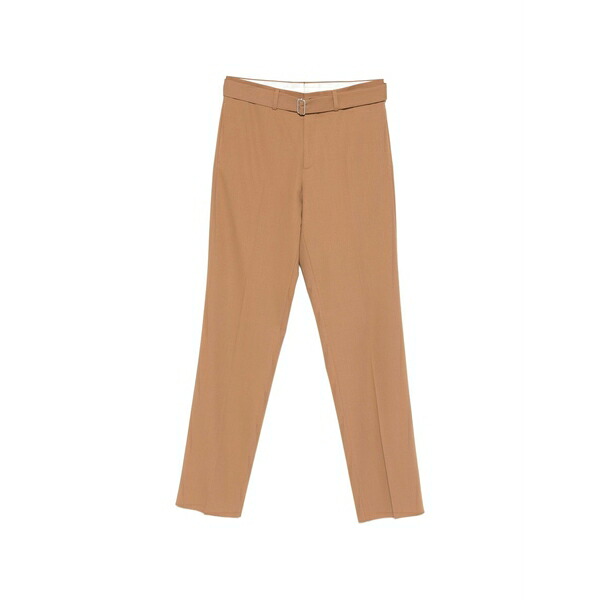 ラルディーニ メンズ カジュアルパンツ ボトムス Pagazza belted trousers Brown｜asty