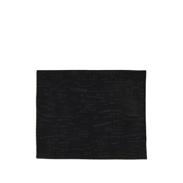 マルタンマルジェラ レディース えり巻き・袈裟・えり巻き 付属品 Jacquard logo scarf Black