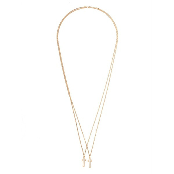 ディースクエアード メンズ 首飾り・チョー鉄道車両 付属品 Jesus necklace Gold