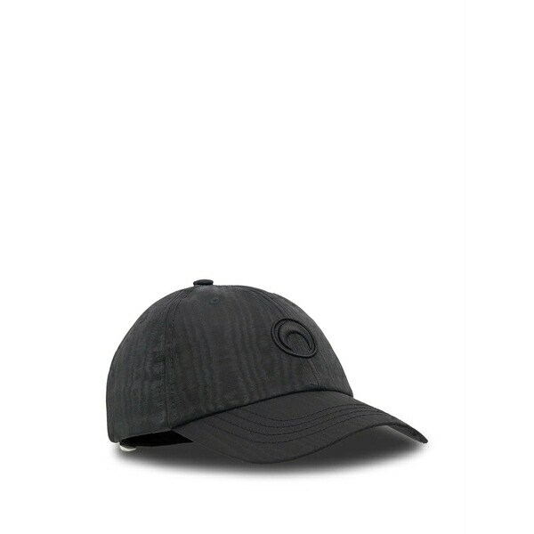 マリーン セル メンズ 帽子 アクセサリー Moir茫漏 logo baseball cap Black