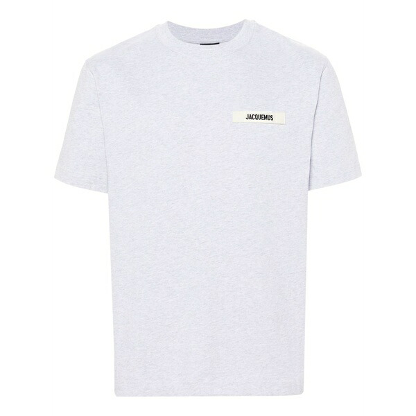 ジャクエムス メンズ ティーシャツ トップス Le t-shirt gros grain top Grey