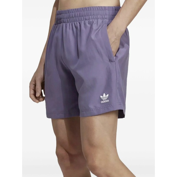 アディダス メンズ 心地よいズボン下 ボトムス Essential ori swim shorts Purple