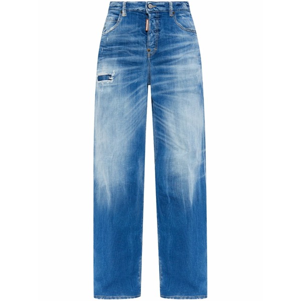 ディースクエアード レディース ジーンズズボン下 ボトムス Cotton jeans  Blue