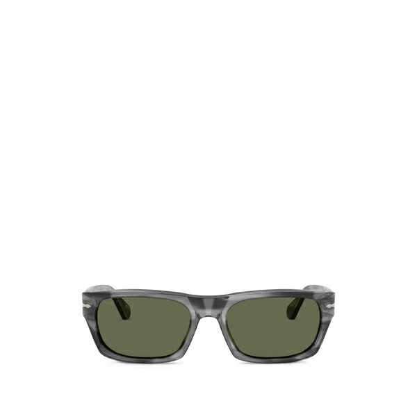 ペルソル メンズ サングラス・アイウェア 付属物 Striped sunglasses Grey
