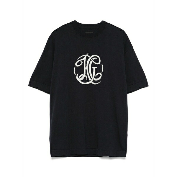 ジバンシー メンズ ティーシャツ トップス Logo-jacquard t-shirt Blue