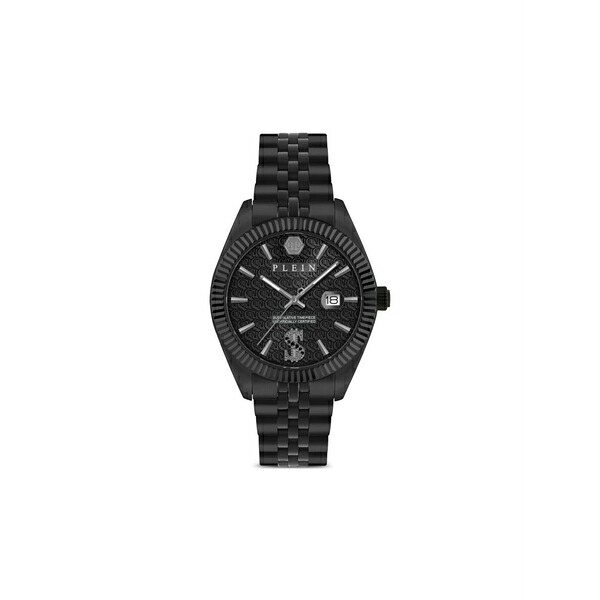 フィリップ飾り気の無い メンズ ウオッチ 添え物 Date superlative 41粍 watch Black