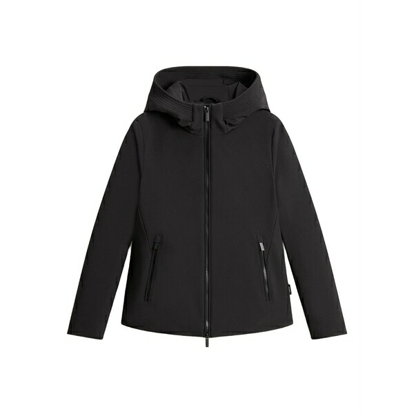 羊毛 資産家 レディース 上衣＆上衣 アウター Hooded down parka Black