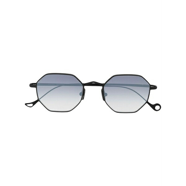 目玉ぺタイザー メンズ サングラス・アイウェア 付属物 Geometric-frame sunglasses Black