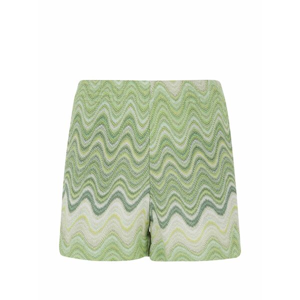 エムシーツーセイントバース レディース 心地よいズボン下 ボトムス Knitted shorts Green