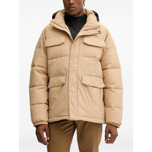 コロンビア メンズ 上衣＆上衣 アウター Hooded padded jacket Neutrals