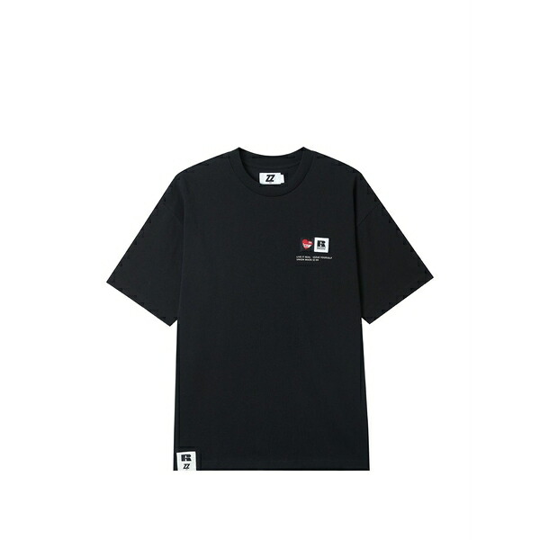 イズエ メンズ ティーシャツ トップス Graphic t-shirt Black