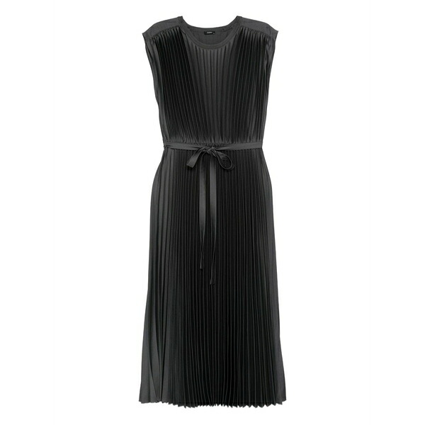 ジョセフ レディース 衣裳 トップス Tied-waist pleated dress Black