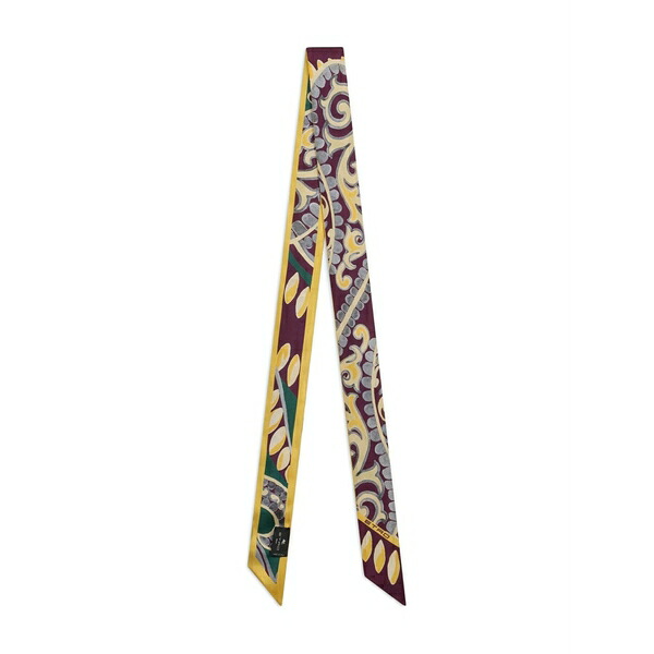 エトロ レディース えり巻き・袈裟・えり巻き 付属物 Paisley floral silk scarf Red