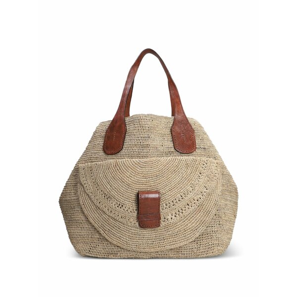 アイビリーブ レディース トートバッグ 御徒面子 Laza ii tote bag Neutrals