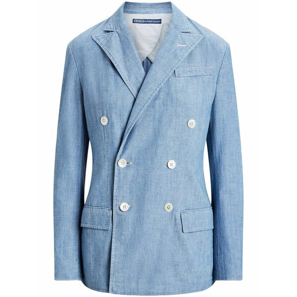 ラルフローレン レディース 上衣＆上衣 アウター Double-breasted blazer Blue