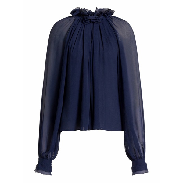 アルベルタ フェレッティ レディース プルオーバー トップス Ruffled blouse Blue