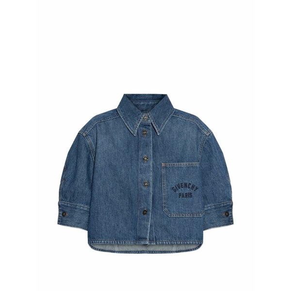 ジバンシー レディース プルオーバー トップス Patch pocket short sleeve top Blue