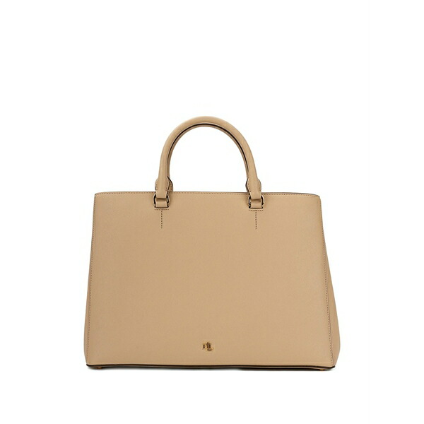 ラルフローレン レディース トートバッグ 御徒面子 Logo-plaque tote bag Neutrals