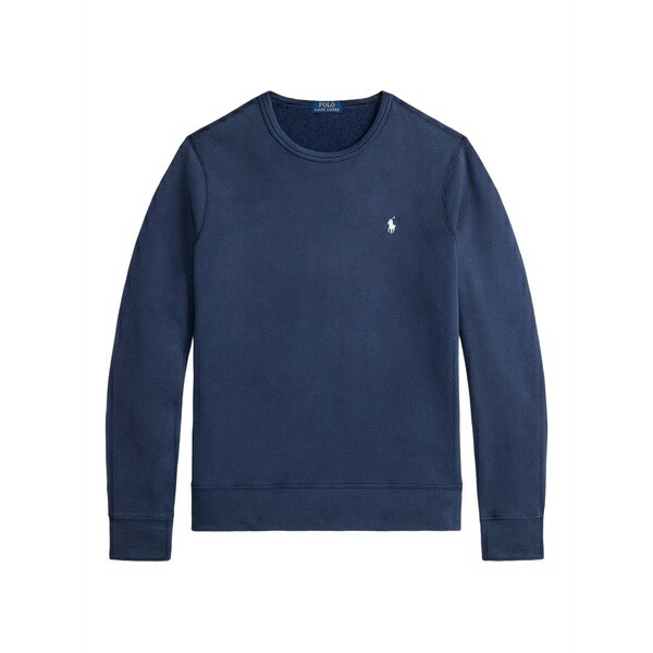 ラルフローレン メンズ パーカー・スウェットシャツ アウター Round neck logo sweatshirt Blue