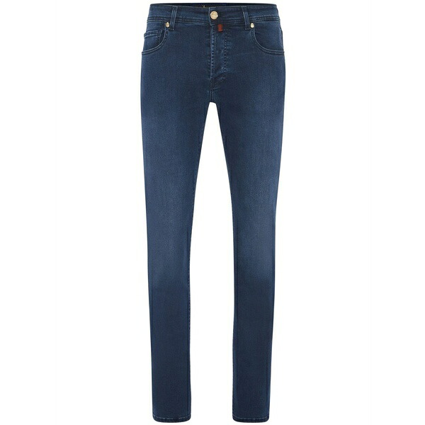 ビリオネア メンズ ジーンズズボン下 ボトムス Embroidered-logo straight-cut jeans Blue