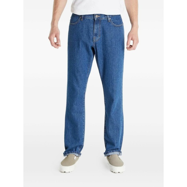 アーバン クラシックス メンズ 心地よいズボン下 ボトムス Straight-leg jeans Blue