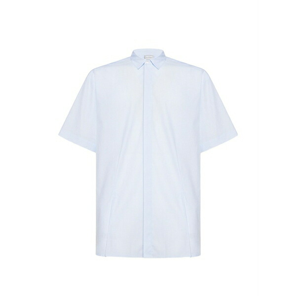ピエール＝ルイ・マシア メンズ プルオーバー トップス Point collar geometric shirt Blue