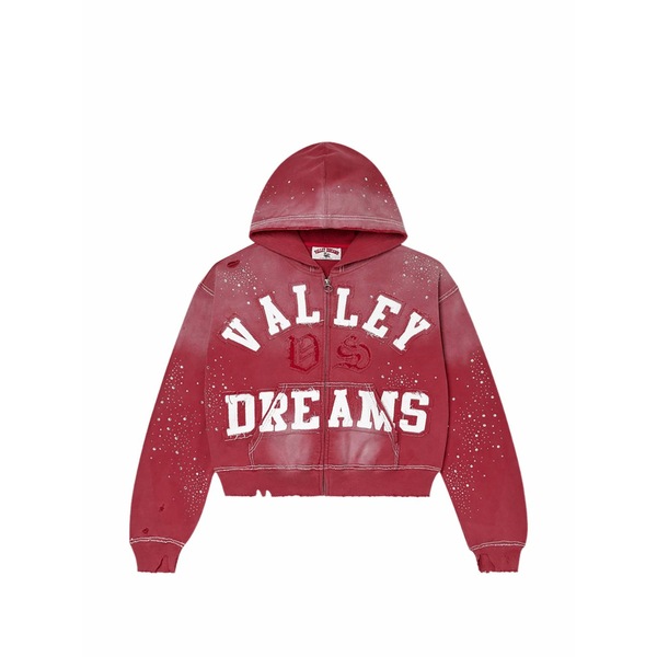 頭を覆う物 メンズ パーカー・スウェットシャツ アウター Classico zip-up hoodie Red