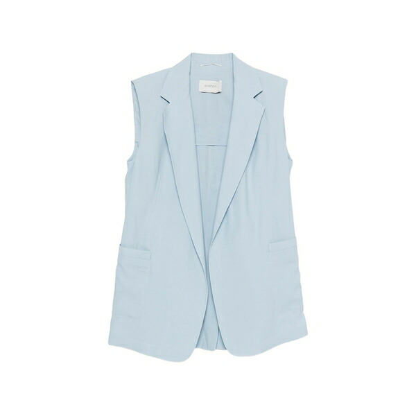 運動競技マックス レディース 厚地の外套 アウター Spxmaggio oversized gilet Blue