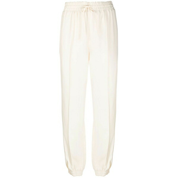 ジル・サンダー レディース 心地よいズボン下 ボトムス Drawstring tapered trousers Neutrals