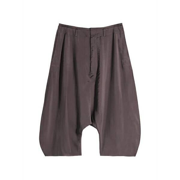 ルメール レディース 心地よいズボン下 ボトムス Pleated bermuda shorts Brown