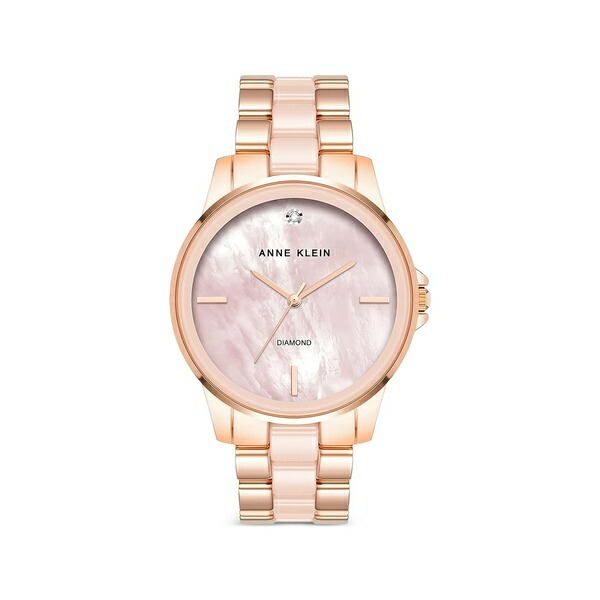 アンクライン レディース ウォッチ 佩び物 Diamond 38粍 watch Pink