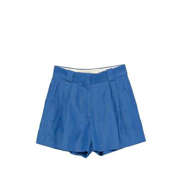 ブレイズ ミラノ レディース 心地よいズボン下 ボトムス Pleated shorts Blue