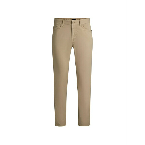 主任者 メンズ 心地よいズボン下 ボトムス Logo-patch straight trousers Neutrals