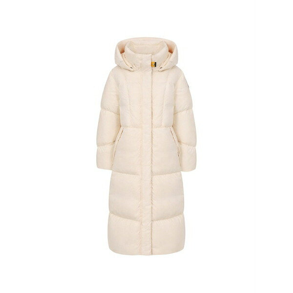 パラジャンパーズ レディース 厚地の外套 アウター Hooded puffer coat Neutrals
