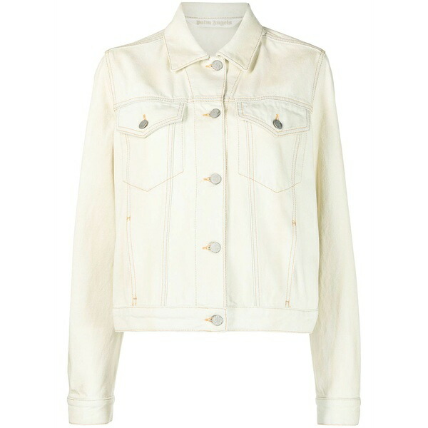 パーム・エンジェルス レディース 上衣＆上衣 アウター Bull denim jacket Neutrals