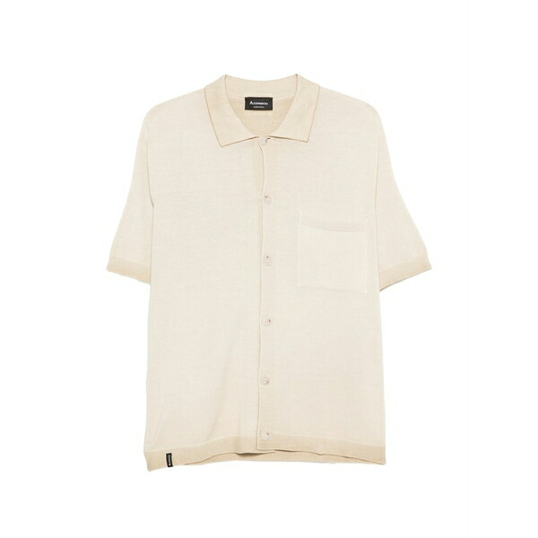 アロヴェッシオ メンズ プルオーバー トップス Pocket short-sleeve shirt Neutrals