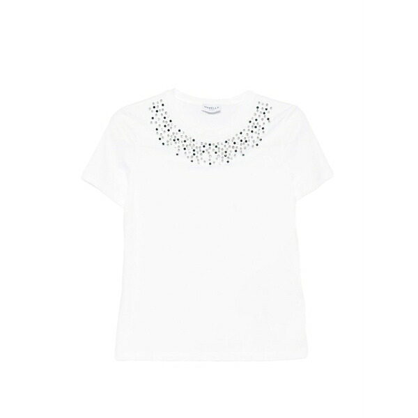 マレーラ レディース プルオーバー トップス Mlssaio short-sleeve embellished t-shirt White
